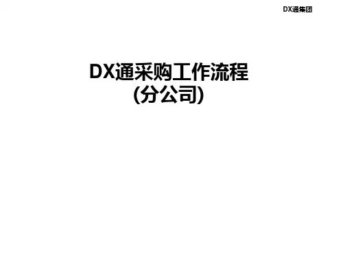 某公司采购工作流程(ppt 44页)