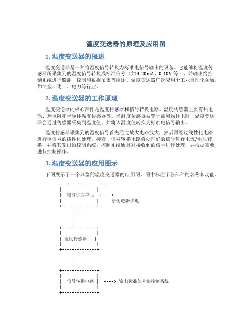 温度变送器的原理及应用图