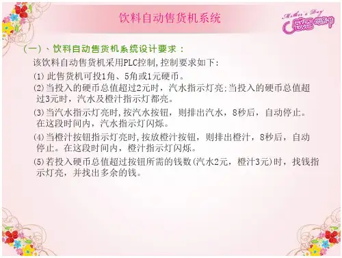基于PLC的饮料自动售货机系统设计课件