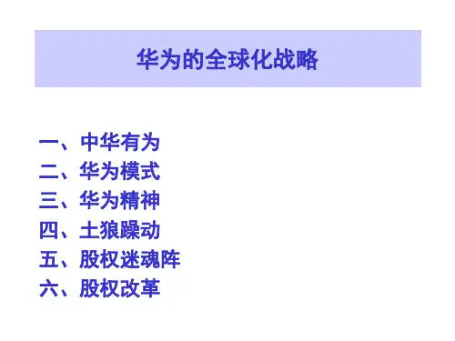 华为战略管理.ppt