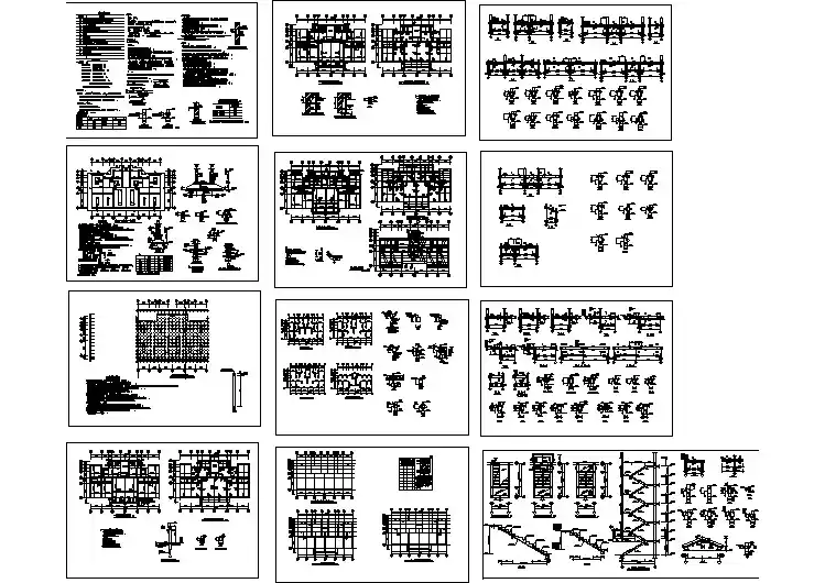 南京5层砖混住宅楼结构施工图，共12张