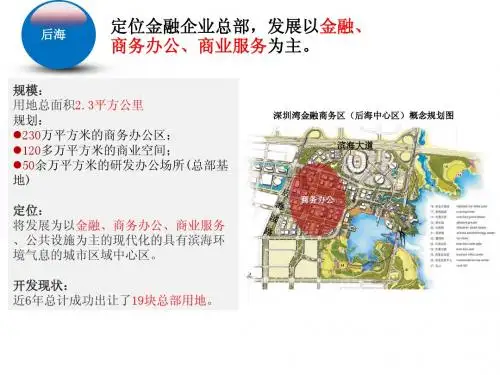 后海金融中心数据