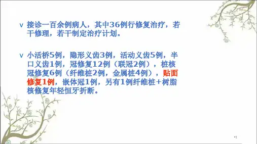 病例汇报课件