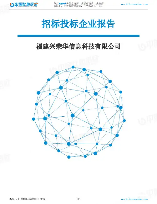 福建兴荣华信息科技有限公司-招投标数据分析报告