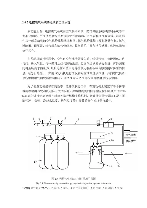电控喷气系统的组成及工作原理