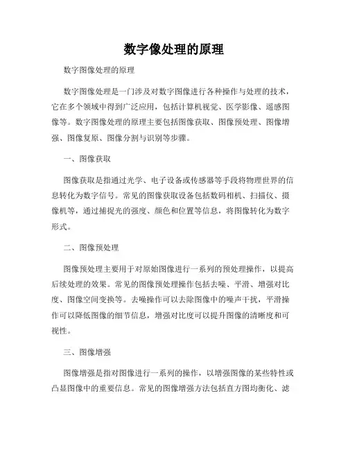 数字像处理的原理
