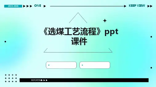 《选煤工艺流程》课件