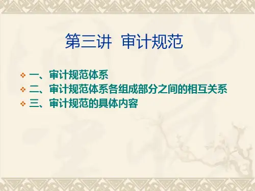第三讲审计规范.ppt