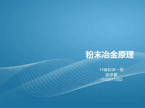 粉末冶金原理.