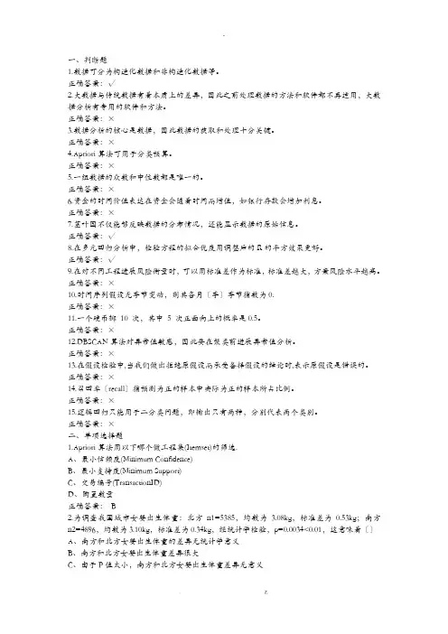 CPDA考试真题及答案