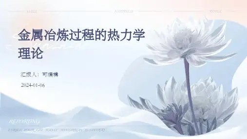 金属冶炼过程的热力学理论