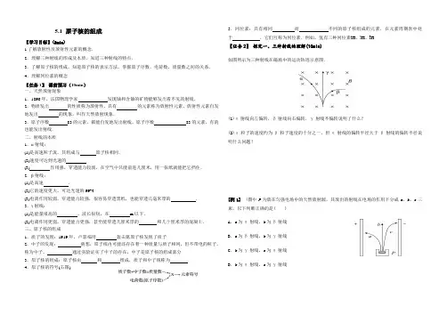 人教版高中物理选择性第5章5.1原子核的组成学案(3)