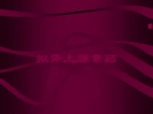 拟肾上腺素药培训课件