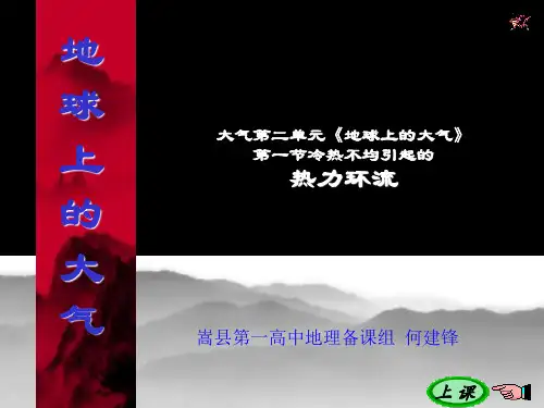秋学期人教版高中地理必修一第二章地球上的大气第二课时热力环流教学课件 (共16张PPT)