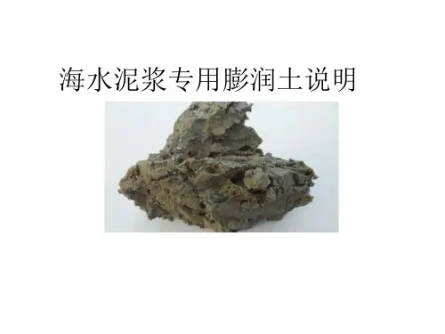 海水泥浆专用膨润土说明