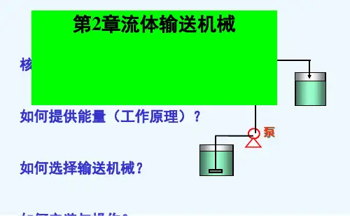 第二章离心泵