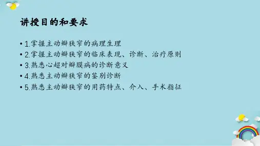 主动脉瓣狭窄(PPT精选课件)