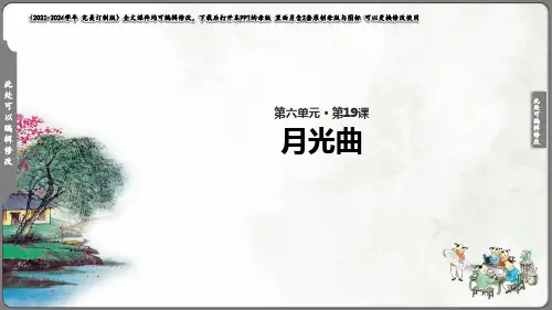 《月光曲》精品课件(共21张PPT)