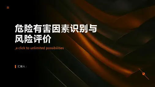 危险有害因素识别与风险评价