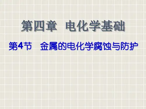 44金属的电化学腐蚀与防护PPT课件