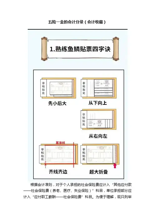五险一金的会计分录（会计收藏）