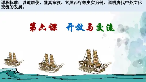 北师大版本-历史-七年级下册-第6课 开放与交流(19张)