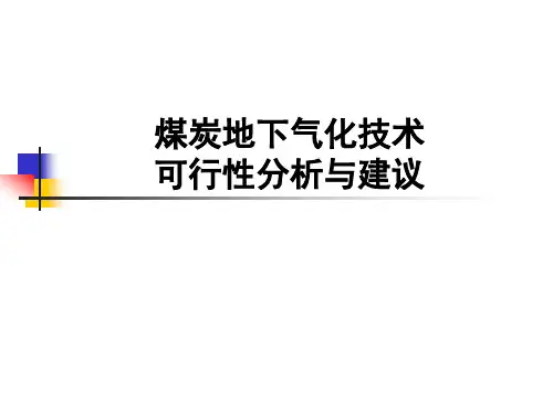 煤炭地下气化技术可行性分析与建议.