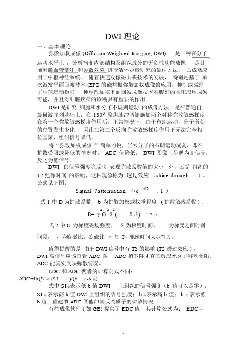 DWI理论