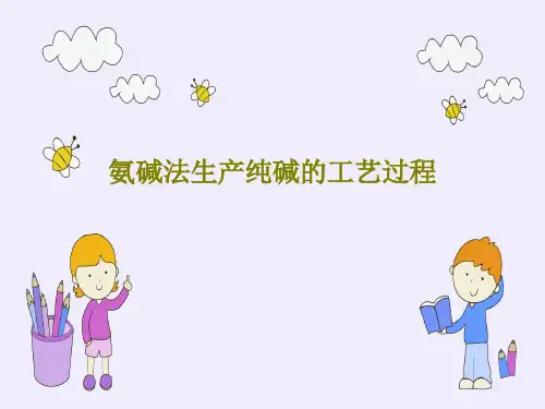 氨碱法生产纯碱的工艺过程32页PPT