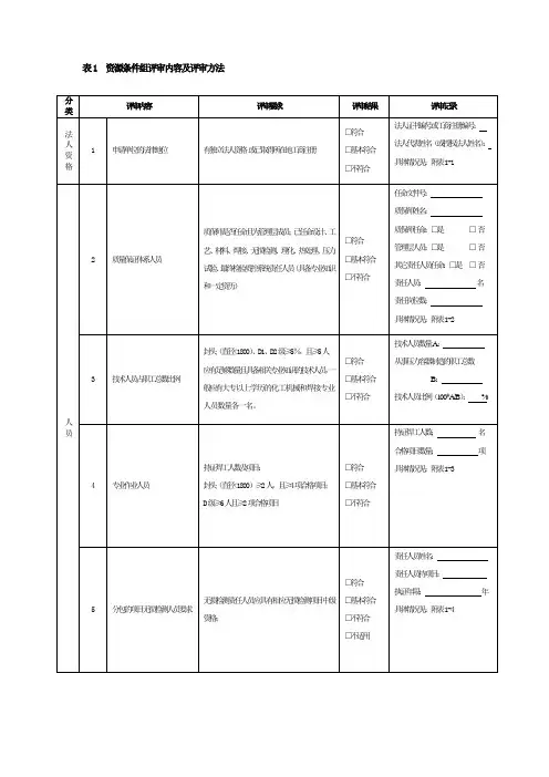 压力容器制造评审细则