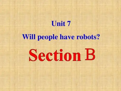 人教版八年级英语上册Unit 7 教学课件：Section B (共66张PPT)