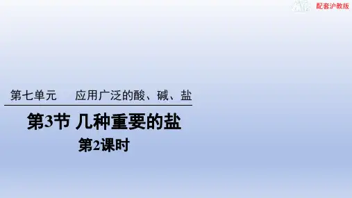 第7章第3节 几种重要的盐  课件 第2课时-九年级化学沪教版下册