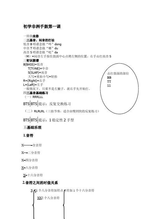初学非洲手鼓