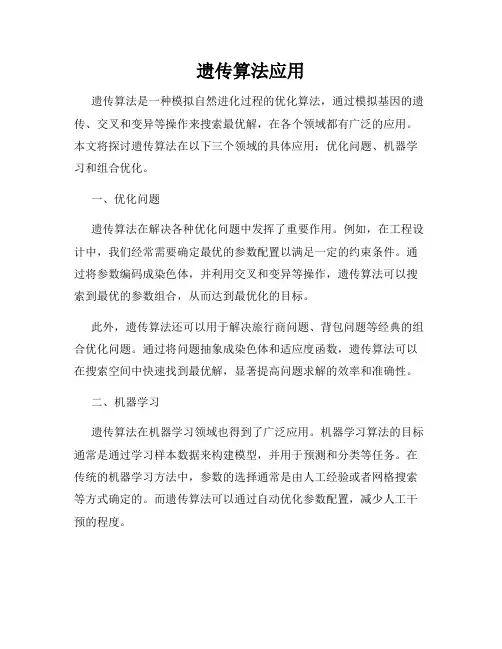 遗传算法应用