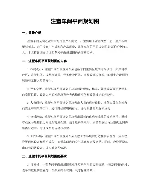 注塑车间平面规划图
