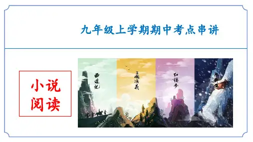 九年级语文专题03 小说阅读(考点串讲)