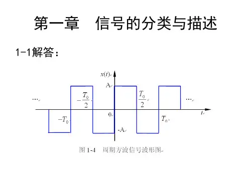 机械工程测试技术习题解答(第一章)
