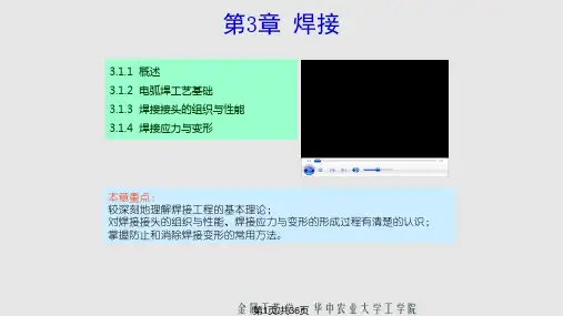 焊接工艺基础PPT课件
