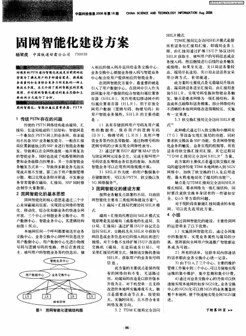 固网智能化建设方案