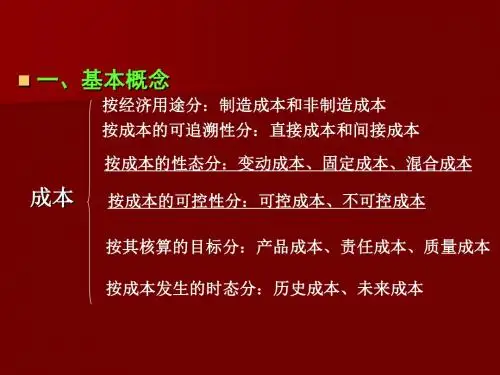 管理会计成本性态分析