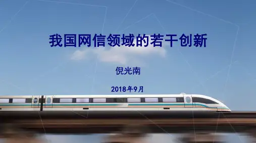 我国网信领域的若干创新 - 倪光南院士