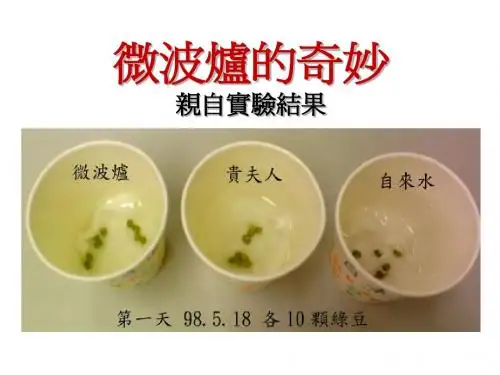 微波炉实验结果