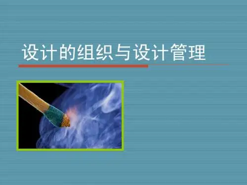 第七组—设计的组织与设计管理