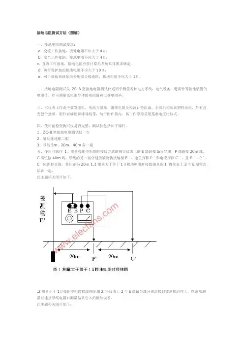 接地电阻测试图解