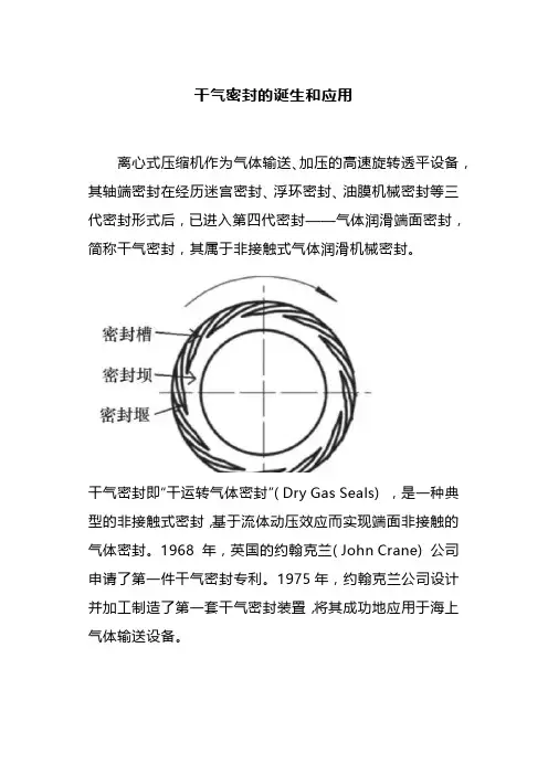干气密封的诞生和应用