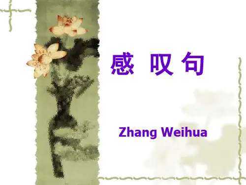 七年级英语感叹句PPT课件