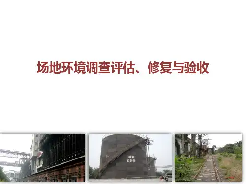 场地调查修复与验收ppt课件