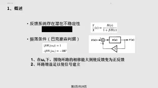 CMOS模拟集成电路设计ch10稳定性和频率补偿实用