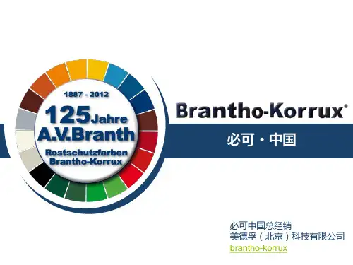 BranthoKorrux德国必可三合一带锈防腐涂料-PPT精选文档