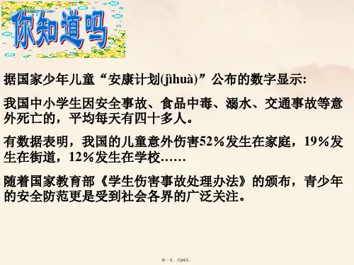 七年级政治上册 第九课 第一框 遭遇险情有对策课件 (新版)新人教版